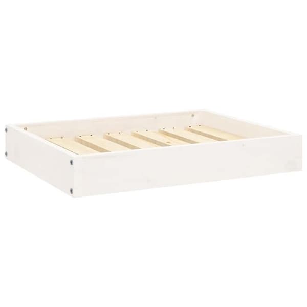 Maison Exclusive - Hundeseng Hvid 61,5x49x9 cm Solid fyrretræ