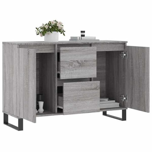 Maison Exclusive - Buffé Sonoma grå 101,5x35x70 cm ingenjörsträ