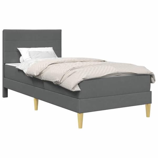 Sängram - EXKLUSIV HEM - Maison Exclusive - 100 x 200 cm - Mörkgrå - Lamellram Mörkgrå