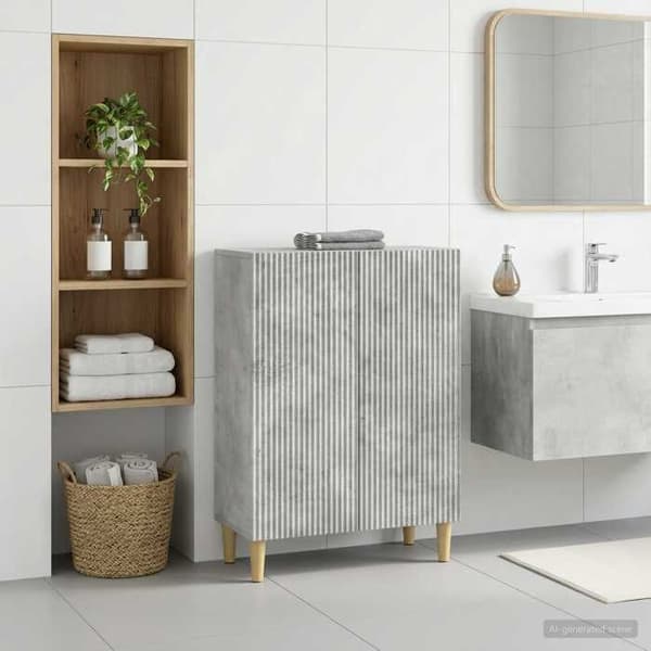 Maison Exclusive - Badeværelsesopbevaringsmøbel ARNHEM Grå beton