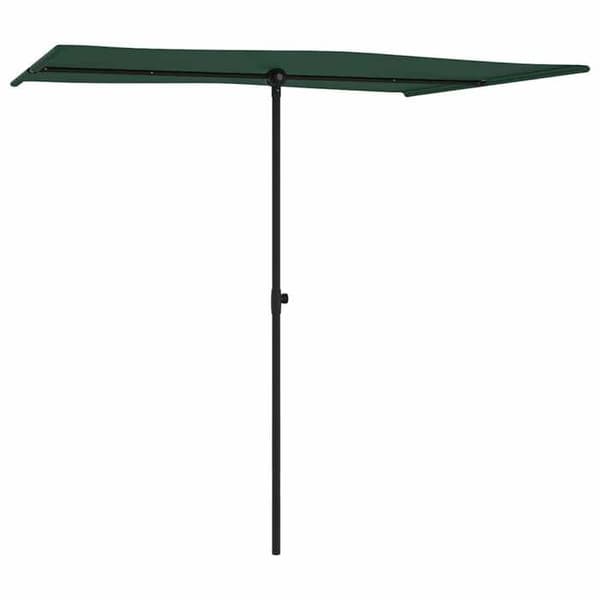 Maison Exclusive - Haveparasol med aluminiumsmast 2x1,5 m Grøn