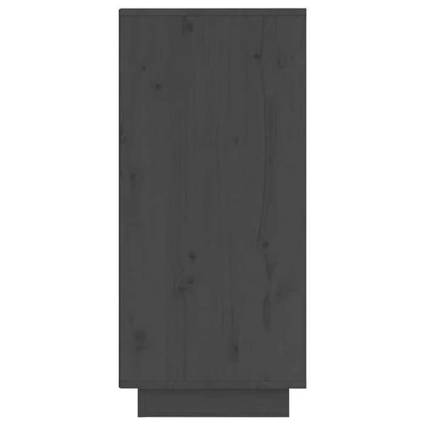 Maison Exclusive - Bufféer 2 st Grå 31,5x34x75 cm Massivt furu