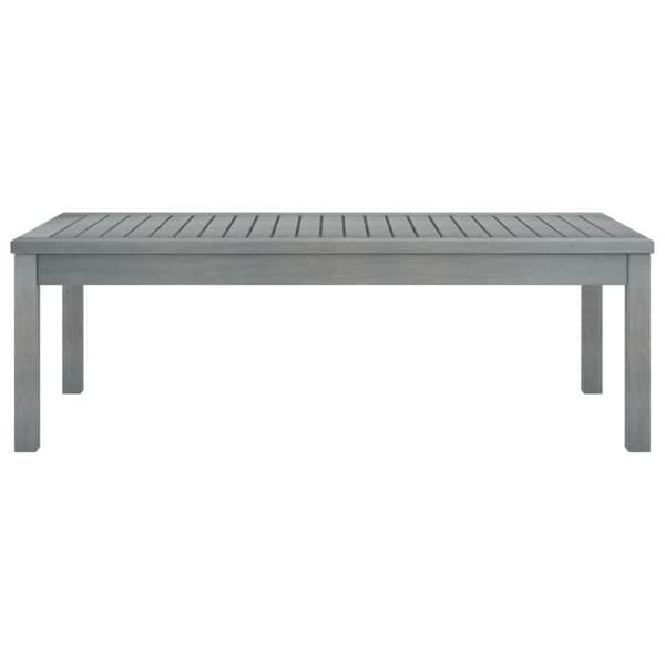 Maison Exclusive - Sofabord 100x50x33 cm Grå Solid akacietræ