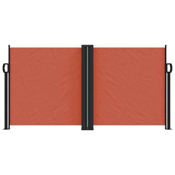 Maison Exclusive - Fällbart sidotak terrakotta 120x1000 cm