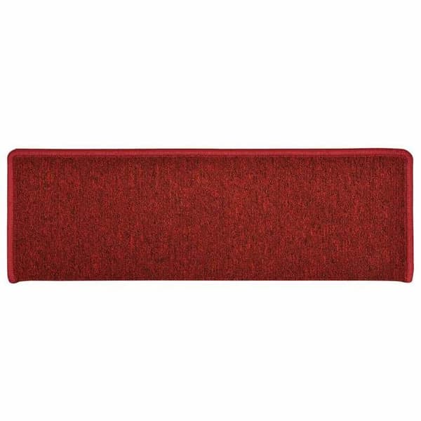 Maison Exclusive - Trappe tæppe 30 stykker 65 x 21 x 4 cm Rød rektangulær kant