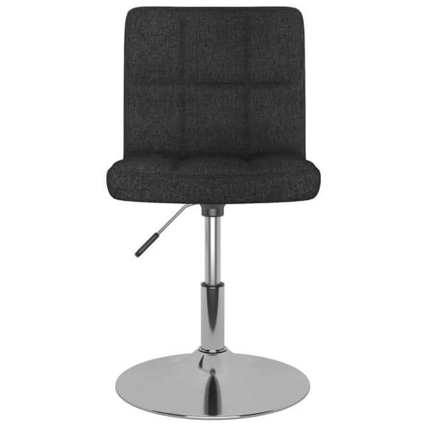 Maison Exclusive - Snurrande matstolar set om 6 Svart Tyg