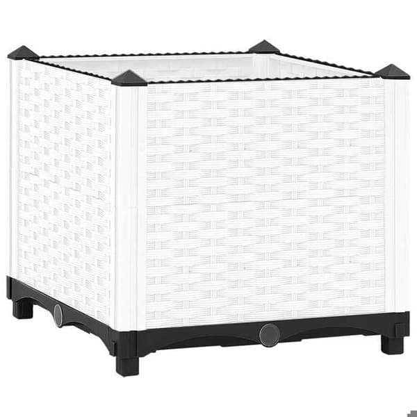 Maison Exclusive - Hævet seng 40x40x38 cm Polypropylen Vit