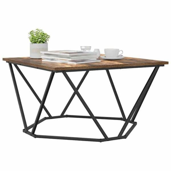 Maison Exclusive - Sofabord Røget eg 80 x 80 x 45 cm Rökt ek
