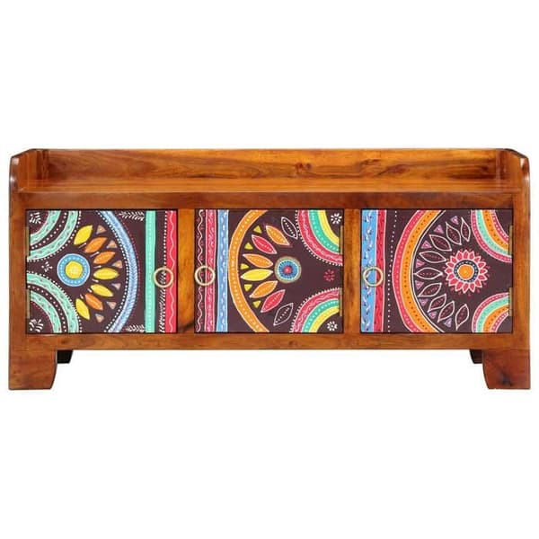 Maison Exclusive - Skoskab med multicolor opbevaring 90 x 35 x 40 cm