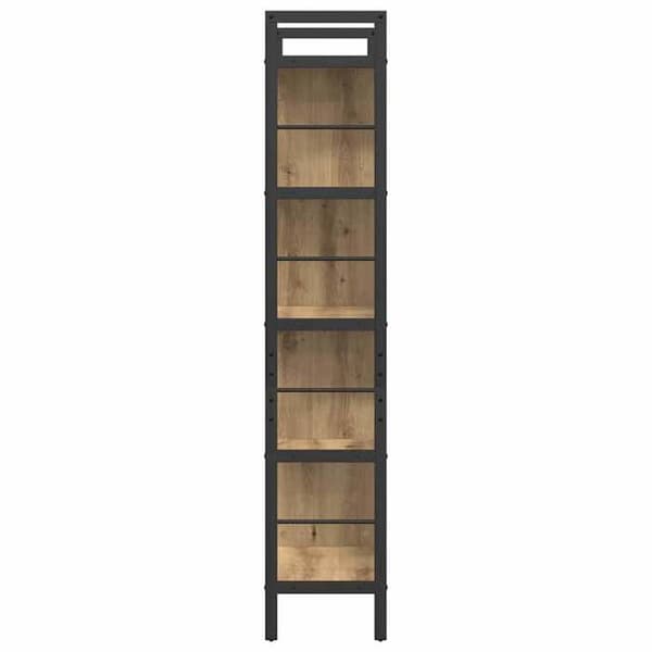 Maison Exclusive - Reol 9 niveauer 75 x 30 x 156 cm Ingeniørtræ