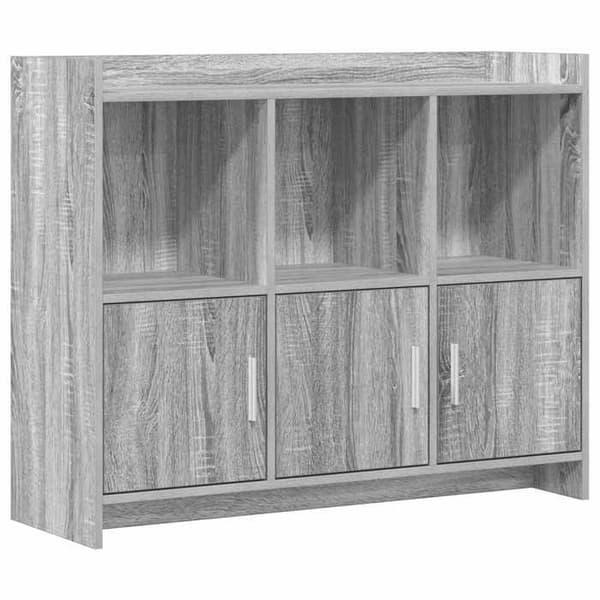 Maison Exclusive - Buffet Sonoma grå 98,5 x 33 x 80 cm Ingeniørtræ Sonoma grå