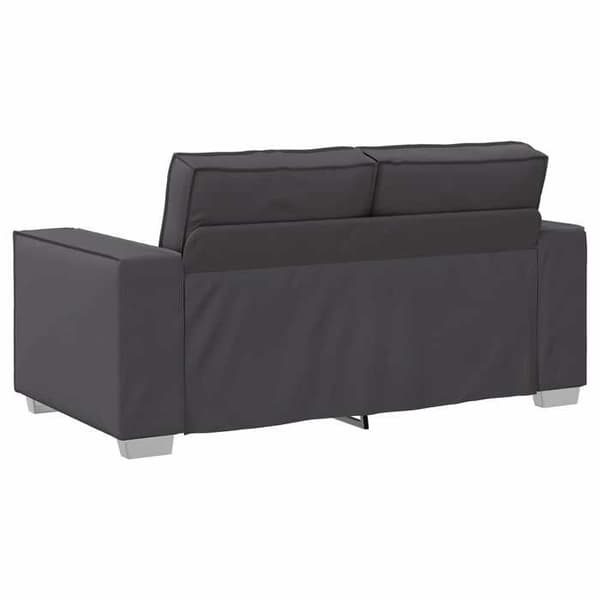 Soffa 2 platser - EXKLUSIV HEM - 160 cm - Grå - Syntetläder - Nutida Grå