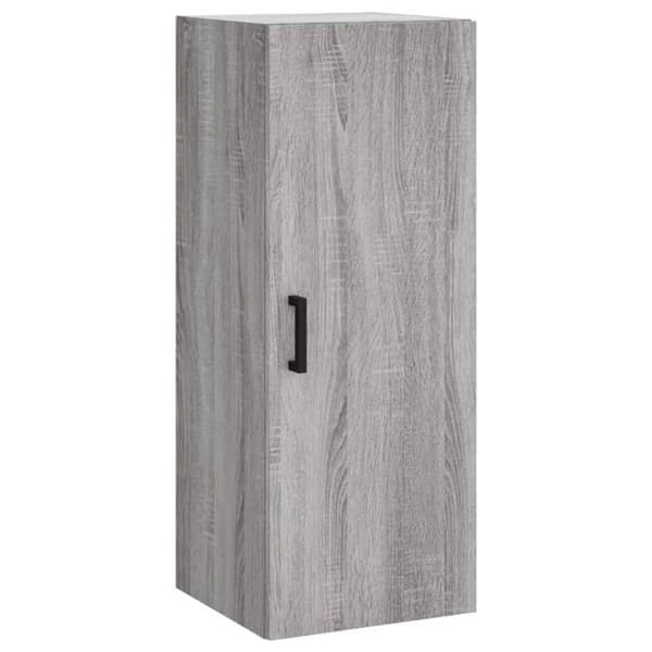 Maison Exclusive - Buffé hög Sonoma grå 34,5x34x180 cm Ingenjörsträ Sonoma grå