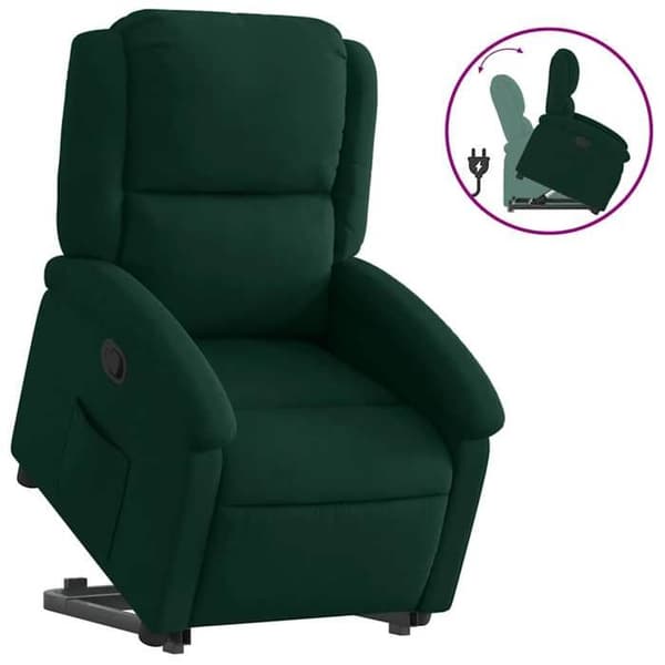 Maison Exclusive - Grön sammet recliner