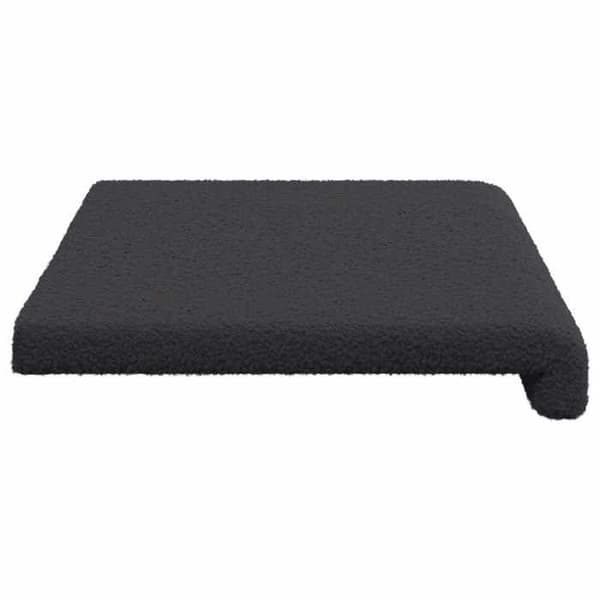 Maison Exclusive - Bänk Kudde Sherpa Tyg Mörkgrå Djup 35 cm Mörkgrå