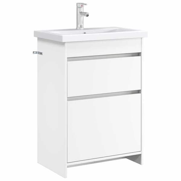 Maison Exclusive - Badrumsmöbel under handfat Vit 56 x 37,5 x 81 cm Vit