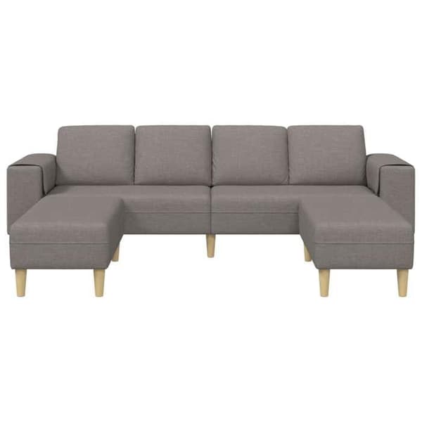 Soffa - EXKLUSIVT HUS - 3 delar - Taupe - Polyesteröverdrag - Skumfyllning Mol