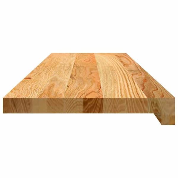 Trappe - EKSKLUSIV HUS - Sæt med 4 dele - Massivt egetræ - 90x25x2 cm - Lys brun ljusbrun