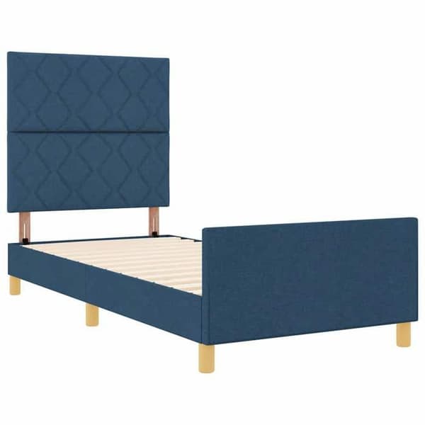 Sängram - EXKLUSIV HEM - Modern - Blå - 100 x 200 cm - Dold förvaring Blå