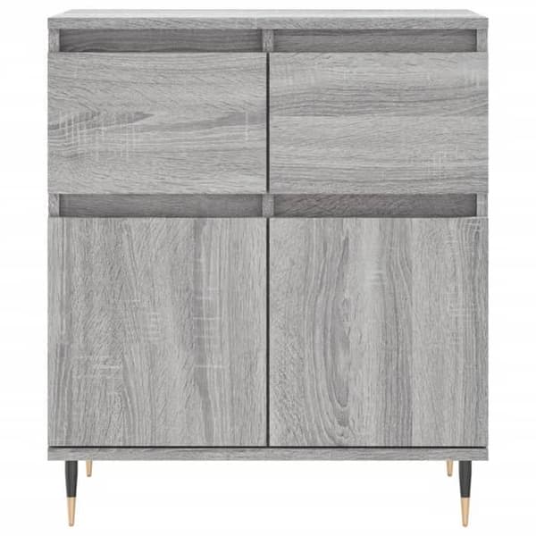 Buffé - EXKLUSIVT HUS - Sonoma - Grå - Ingenjörsträ - 60x35x70 cm Grå