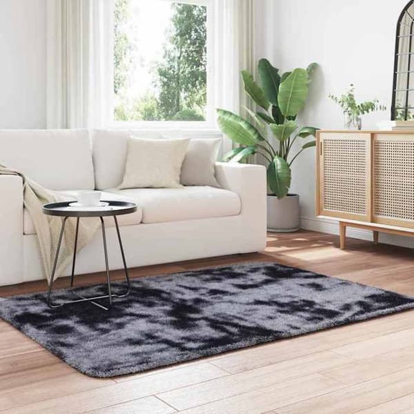 Maison Exclusive - NAVARRA tummanharmaa pitkäkarvainen matto 120x170 cm