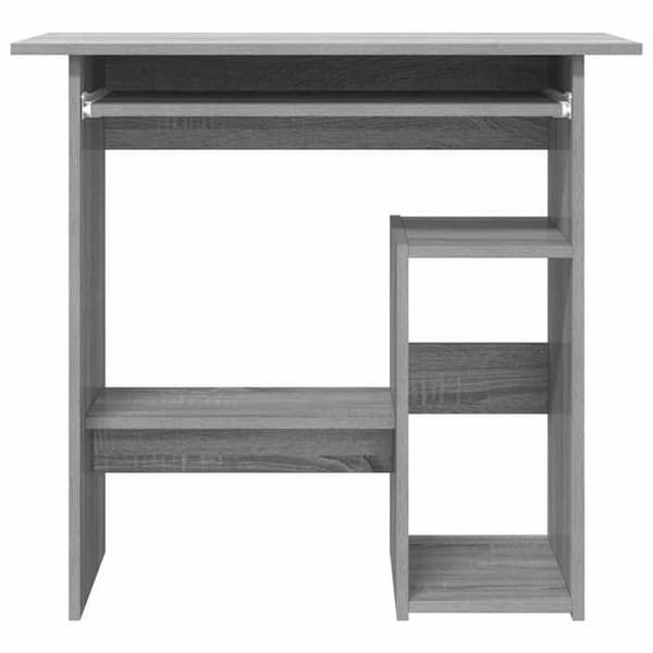 Maison Exclusive - Kontor Sonoma grå 80x45x74 cm Ingenjörsträ
