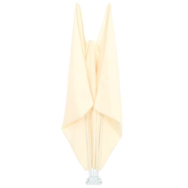 Maison Exclusive - Fällbart sidotak för terrass Creme 300 x 150 cm