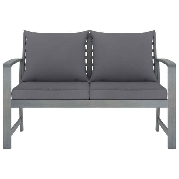 Maison Exclusive - Havegruppe 4 stk med puder i solid akacietræ
