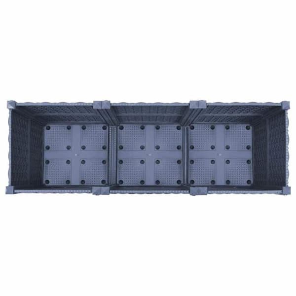 Maison Exclusive - Hævet seng 120x40x38 cm Polypropylen