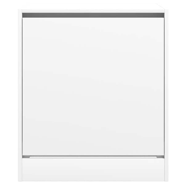 Skoskåp - EXKLUSIV HEM - 60x42x69 cm - Vit - Ingenjörsträ - 1 fällbar låda Vit