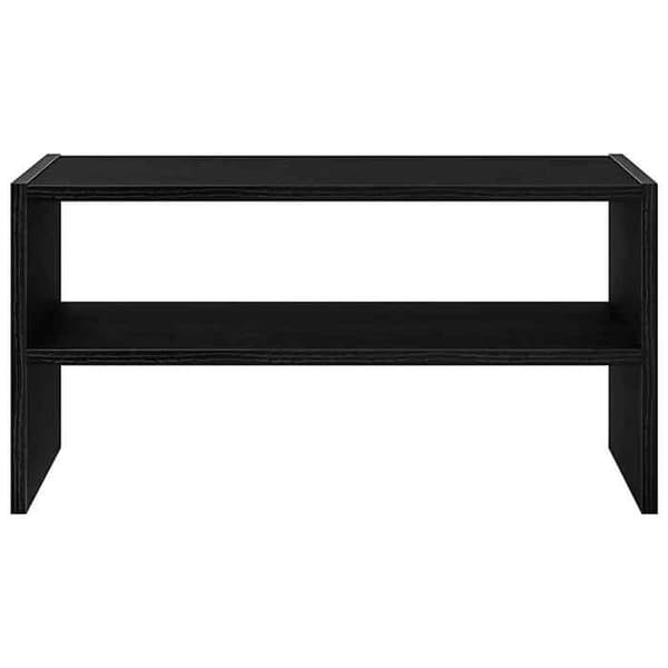 Maison Exclusive - Stabelbar skohylde i sort eg 60 x 30 x 30,5 cm