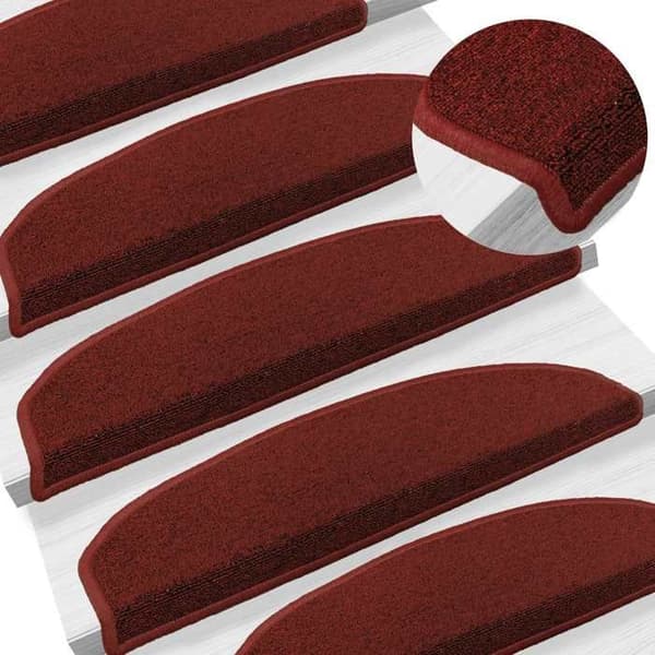 Maison Exclusive - Selvklebende trappetæpper 15 stk. 80 x 24,5 x 3,5 cm
