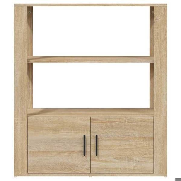 Maison Exclusive - Buffé Ek sonoma 80x30x90 cm Ingenjörsträ