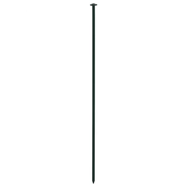 Maison Exclusive - Kaareva puutarha-aita 77,3x26 cm vihreä Grön