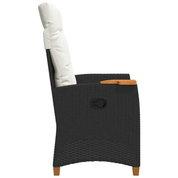 Maison Exclusive - Recliner med polyrotin tebricka