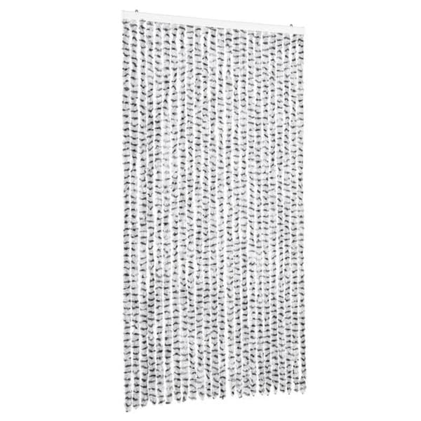 Maison Exclusive - Ljusgrå och mörkgrå myggnät 100x230cm chenille