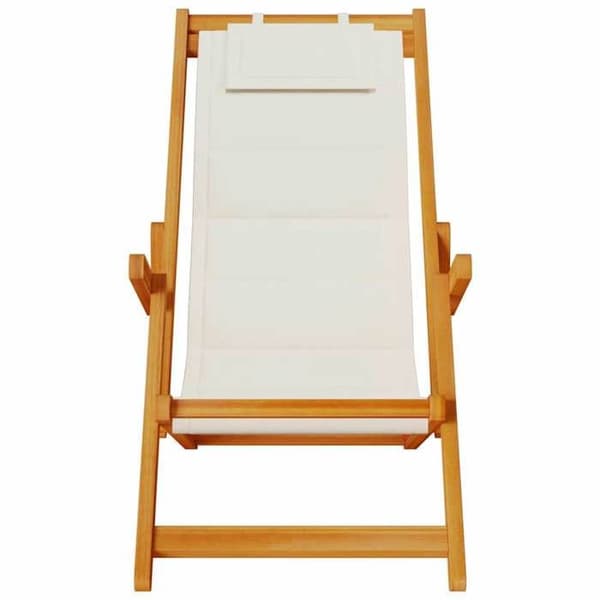 Maison Exclusive - Strandstol 2 stk Brun Massiv Akacietræ brun
