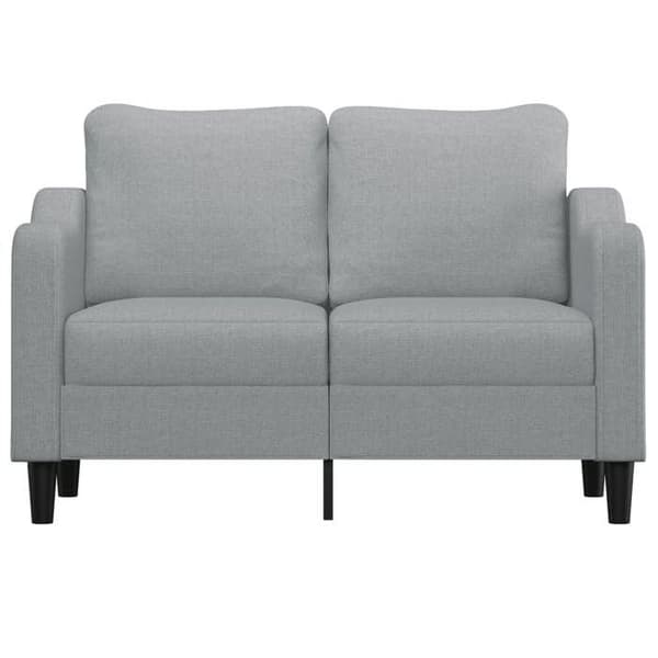 Maison Exclusive - Soffa 2-sits Grå 120 cm Tyg Ljusgrått