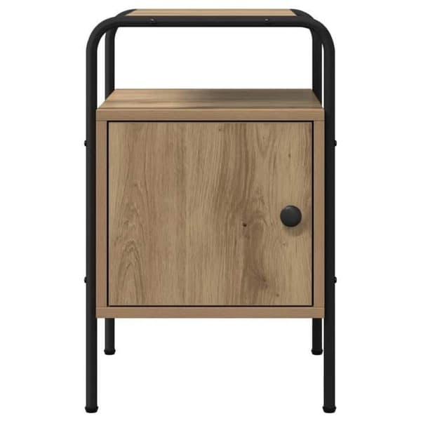Maison Exclusive - Sängbord 2 st Ek hantverk 35 x 36,5 x 56 cm