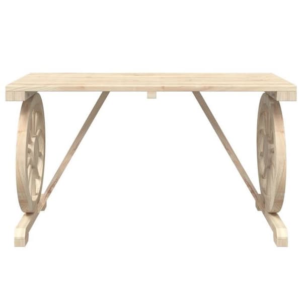 Maison Exclusive - Trädgårdsbord 115x55x65 cm av massivt granträ