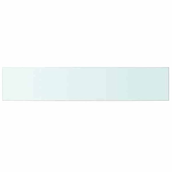 Maison Exclusive - Hyldepaneler 2 stk Glas Transparent 100 x 20 cm Transparent