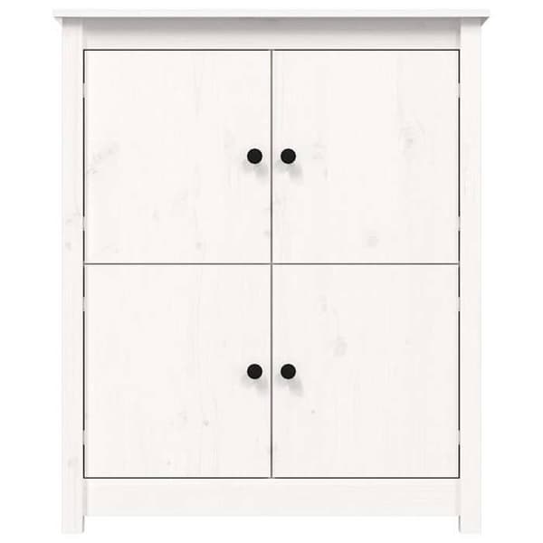 Maison Exclusive - Buffé Vit 83x41,5x100 cm Massivt furu Vit