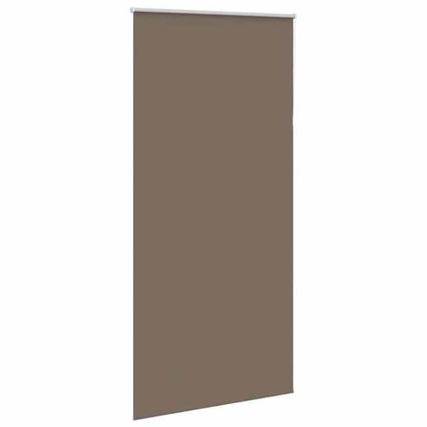 Maison Exclusive - Rullgardin mörkläggande kaffe 115x210cm tygbredd Kaffe