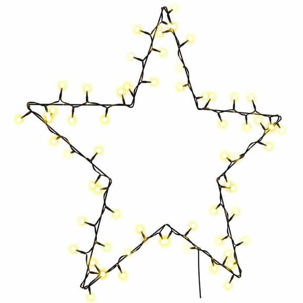 Maison Exclusive - Julbelysning stjärnsilhuett 80 LED varm vit
