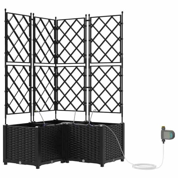Maison Exclusive - Havekrukke 3 stk Sort 80 x 80 x 142 cm PP
