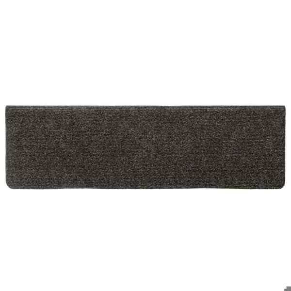 Maison Exclusive - Självhäftande trappmattor 15 stycken 65 x 21 x 4 cm Antracit Rektangulär kant