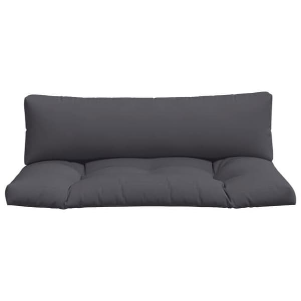 Maison Exclusive - Palettkuddar set om 2 antracit tyg