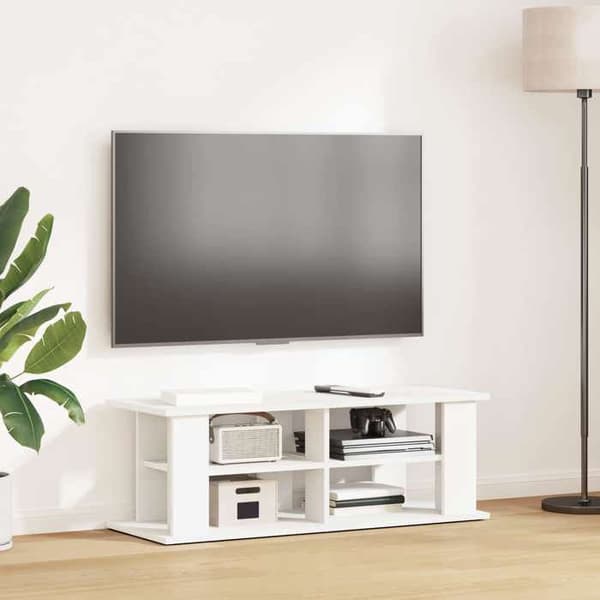 Maison Exclusive - Valkoinen televisioteline 96 x 35 x 33,5 cm