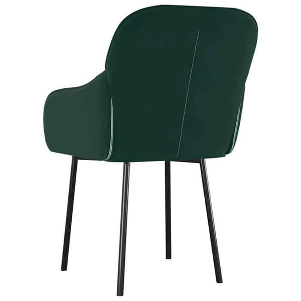 Maison Exclusive - Matstolar set om 2 Mörkgrön Sammet