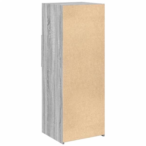 Maison Exclusive - Buffé hög sonoma grå 45x42,5x124 cm ingenjörsträ
